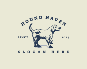 Canine Hound Dog logo design