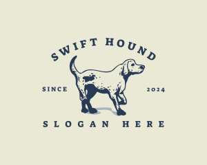 Canine Hound Dog logo design