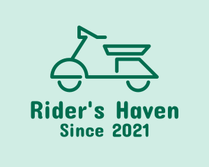 Motorcyclist - Electric Scooter Travel logo design