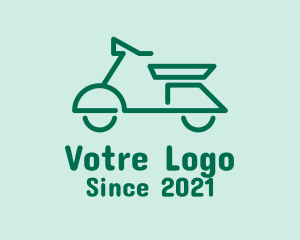 E Bike - Electric Scooter Travel logo design