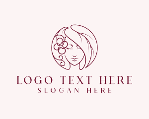 Hairdresser - Beauty Salon Woman logo design