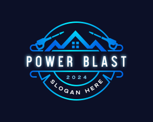 Power Washer Sanitation logo design