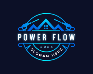 Power Washer Sanitation logo design