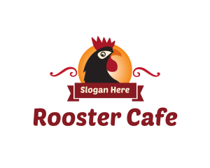 Sun Rooster Farm logo design