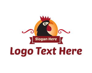 Farm - Sun Rooster Farm logo design