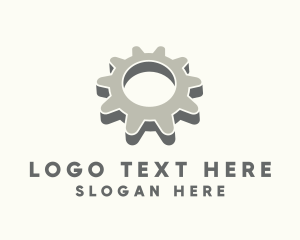 Cogwheel - Engineer Gear Cog logo design