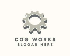 Engineer Gear Cog logo design