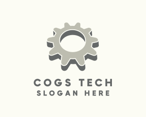 Engineer Gear Cog logo design