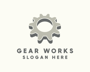 Engineer Gear Cog logo design