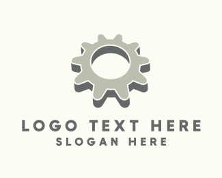 Engineer Gear Cog logo design