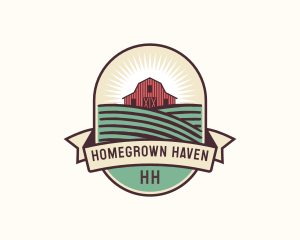 Organic Farm Field logo design