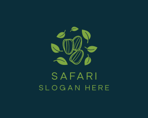 Vegan - Organic Nature Seed logo design