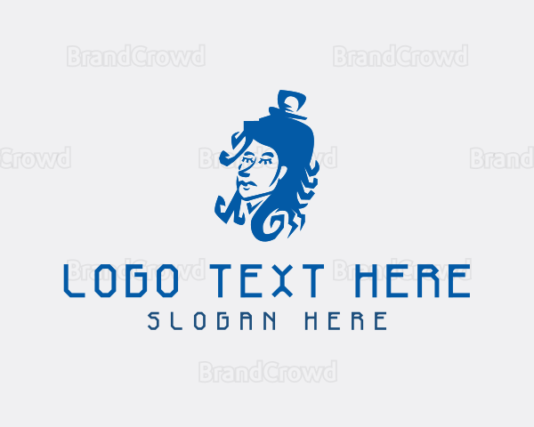 Greek God Character Logo