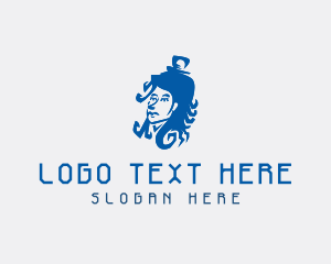 Head - Greek God Character logo design