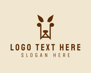 Little Penguin - Wild Kangaroo Zoo logo design