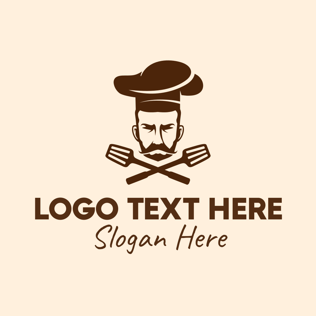 Mustache Beard Chef Logo | BrandCrowd Logo Maker