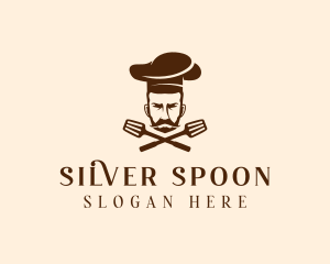 Chef Spatula Cook logo design