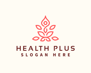 Lotus Yoga Nature logo design