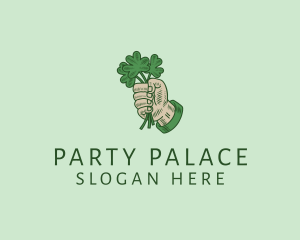 Celebration - Irish Shamrock Hand logo design