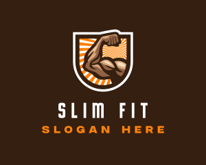 Masculine Body Fitness logo design