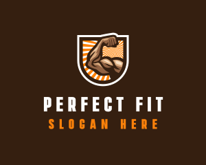 Masculine Body Fitness logo design