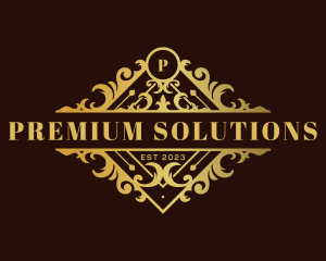 Premium Luxury Crest logo design