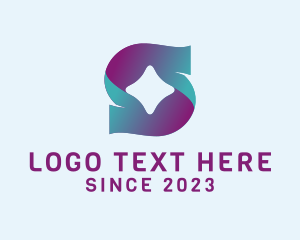 Tech - Diamond Tech Letter S logo design