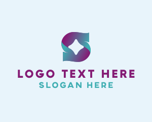 Professional - Diamond Tech Letter S logo design