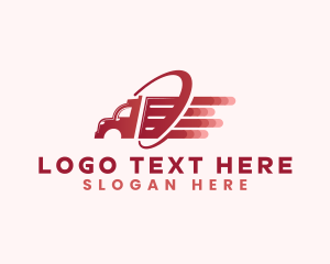 Distribution - Fast Truck Logistics logo design