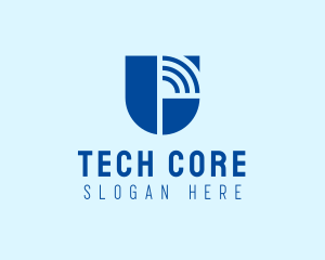 Tech Wifi Telecommunication  logo design