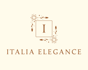 Mystical Elegant Organic logo design