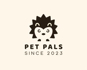 Pet Porcupine Cartoon logo design