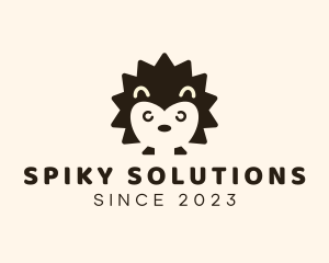 Pet Porcupine Cartoon logo design