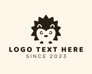 Preschool - Pet Porcupine Cartoon logo design