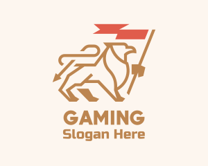 Sigil - Griffin Medieval Banner logo design