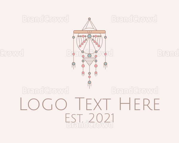 Macrame Handicraft Ornament Logo