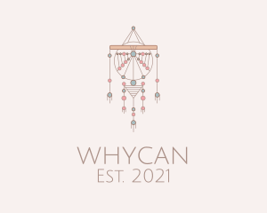 Bohemian - Macrame Handicraft Ornament logo design