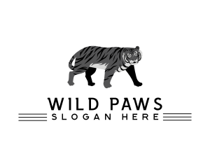 Tiger Beast Animal logo design