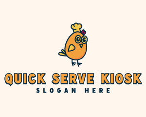 Chicken Chef Cooking Logo