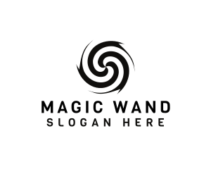 Magic Tornado Illusion logo design