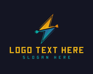 Plug - Voltage Electric Plug logo design