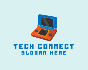 Online Gaming - Retro Video Game Console logo design