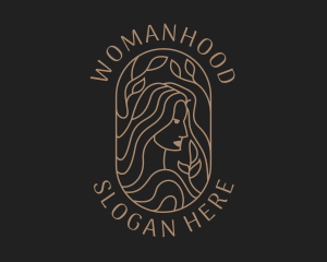 Female - Feminine Lady Salon logo design