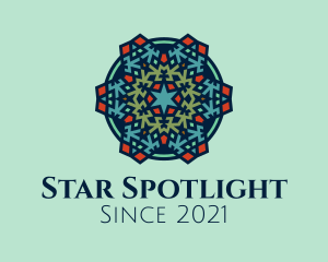 Multicolor Star Lantern  logo design