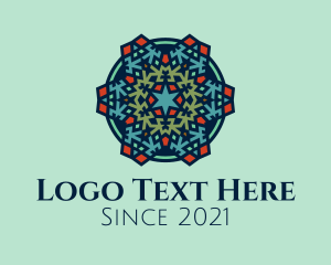 Yoga - Multicolor Star Lantern logo design