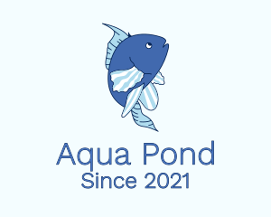 Blue Ocean Fish logo design