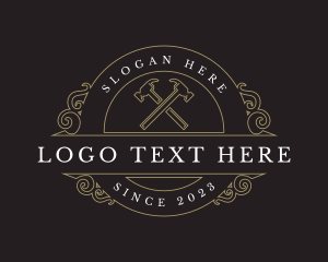 Handyman - Hammer Tool Handyman Maintenance logo design