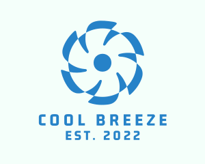 Cooling Ventilation Propeller logo design