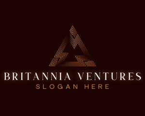 Finance Pyramid Agency logo design