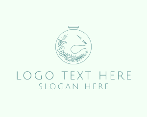 Fabric - Nature Stitching Fabric logo design